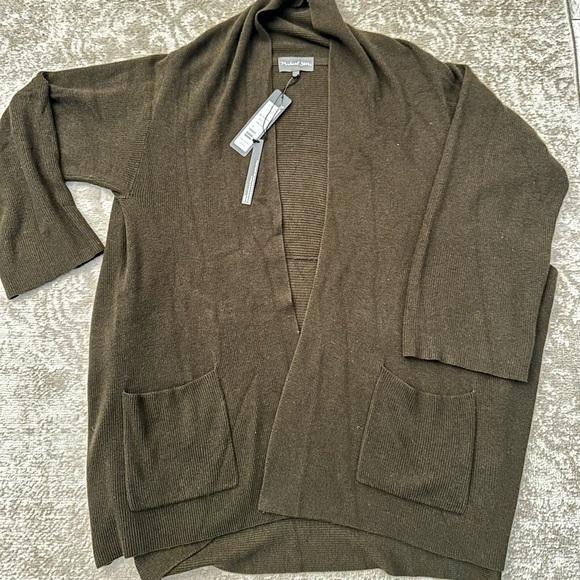 Michael Stars Sweaters - Michael Stars Cashmere Blend Long Sleeve Shawl